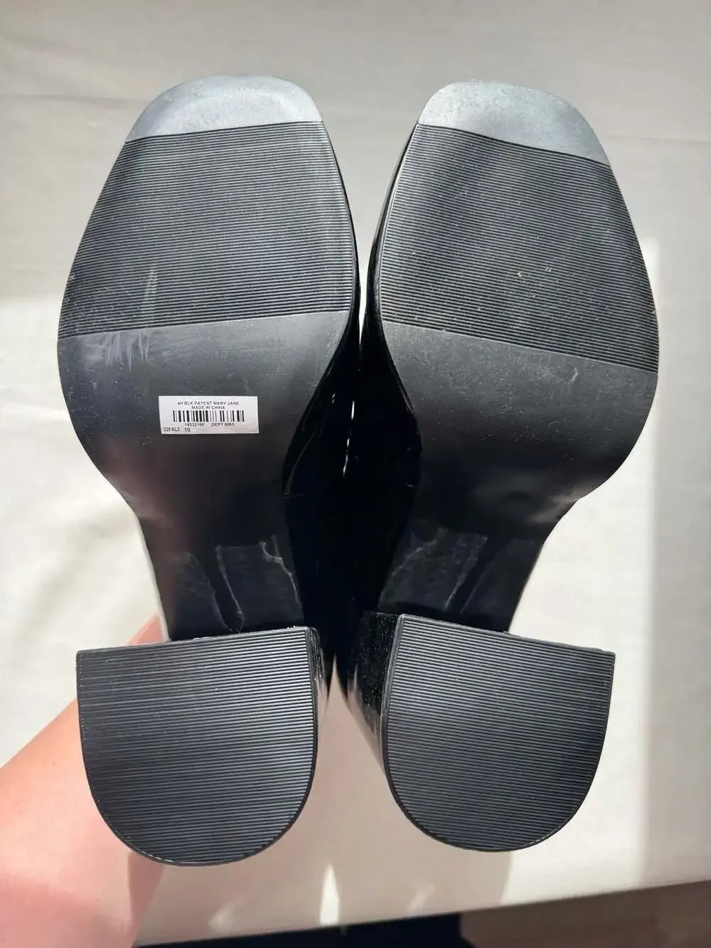 torrid Black Patent Mary Jane Block Heel Pumps